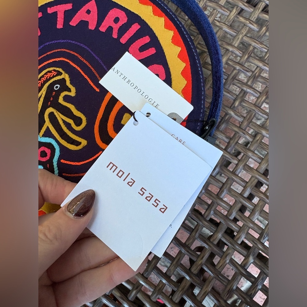 Anthropologie Sagittarius Mola Sasa Zodiac Clutch New with Tags! - Picture 5 of 8